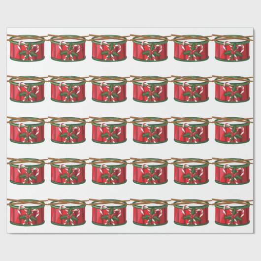 Xmas Drum Cadeaupapier (Vlak)