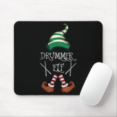 Xmas Drumsticks Music Matching Drummer Elf Pajama  Muismat (Met muis)