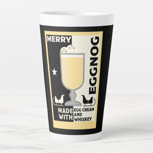 Xmas Eggnog Punch Latte Mok (Voorkant)