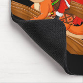 Xmas Family Matching Funny Santa Riding Squirrel C Muismat (Hoek)