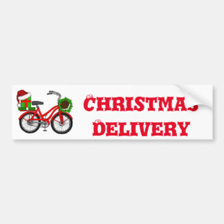 xmas-fiets bumpersticker