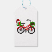 xmas-fiets cadeaulabel (Voorkant)