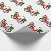 xmas-fiets cadeaupapier (Hoek)