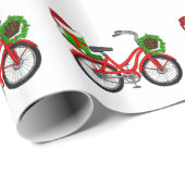 xmas-fiets cadeaupapier (Rol Hoek)