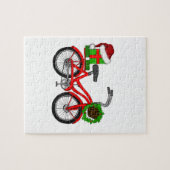 xmas-fiets legpuzzel (Horizontaal)