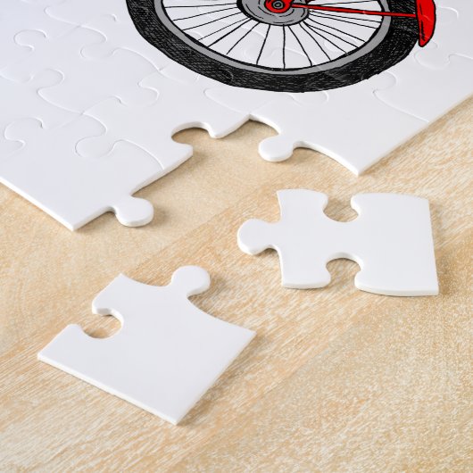 xmas-fiets legpuzzel (Zijkant)