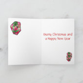 Xmas Fish - grappig leuk kerst Wenskaart Feestdagen Kaart (Binnen)