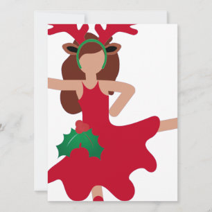 xmas flamenco dancer emoji feestdagenkaart