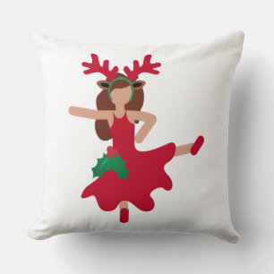 xmas flamenco dancer emoji kussen