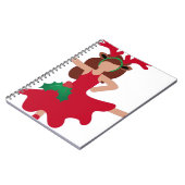 xmas flamenco dancer emoji notitieboek (Linkerzijde)