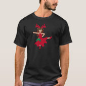xmas flamenco dancer emoji t-shirt (Voorkant)