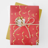 Xmas geschenkverpakking inpakpapier vel (In situ)