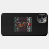 Xmas Giant Schnauzer Dog Santa Hat Ugly Christmas Case-Mate iPhone Case (Achterkant (horizontaal))