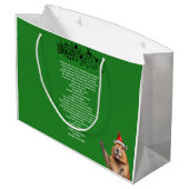 XMAS GIFT BAG GROOT CADEAUZAKJE (Achterkant Gekanteld)