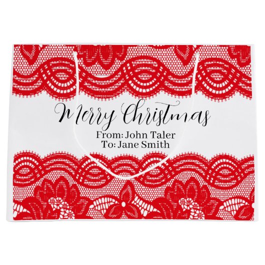 XMAS GIFT BAG GROOT CADEAUZAKJE (Voorkant)