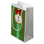 XMAS GIFT BAG KLEIN CADEAUZAKJE (Voorkant Gekanteld)