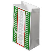 XMAS GIFT BAG KLEIN CADEAUZAKJE (Achterkant Gekanteld)