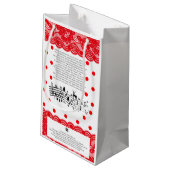 XMAS GIFT BAG KLEIN CADEAUZAKJE (Achterkant Gekanteld)