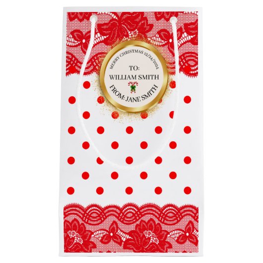 XMAS GIFT BAG KLEIN CADEAUZAKJE (Voorkant)