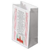 XMAS GIFT BAG KLEIN CADEAUZAKJE (Achterkant Gekanteld)