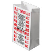 XMAS GIFT BAG KLEIN CADEAUZAKJE (Achterkant Gekanteld)