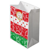 XMAS GIFT BAG MEDIUM CADEAUZAKJE (Voorkant Gekanteld)