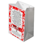 XMAS GIFT BAG MEDIUM CADEAUZAKJE (Achterkant Gekanteld)