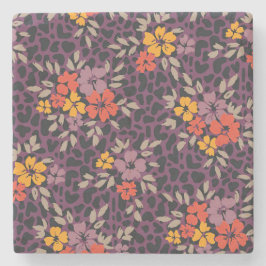 Xmas Gift Bold Oversize Hand Gevilde Floral Stenen Onderzetter