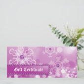 Xmas Gift Certificates Spa Pink Snow Jewelry (Staand voorkant)