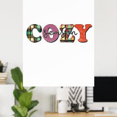 Xmas Gift Cozy Season Poster (Thuiskantoor)