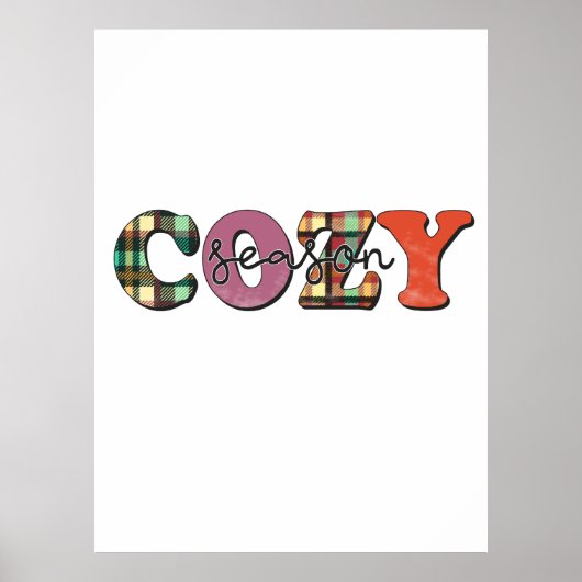 Xmas Gift Cozy Season Poster (Voorkant)