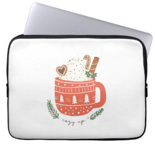 Xmas Gift Cozy Up Laptop Sleeve