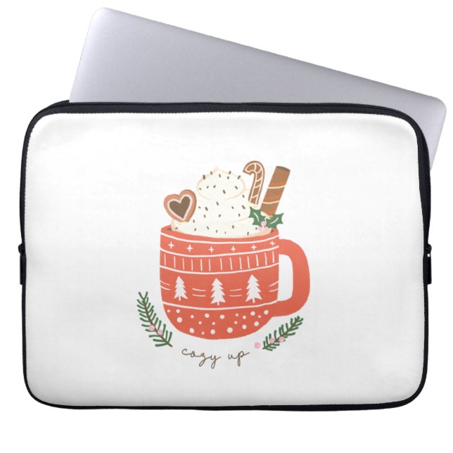 Xmas Gift Cozy Up Laptop Sleeve (Voorkant)