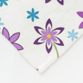 Xmas Gift Cute Floral Ditsy Fleece Deken (Hoek)