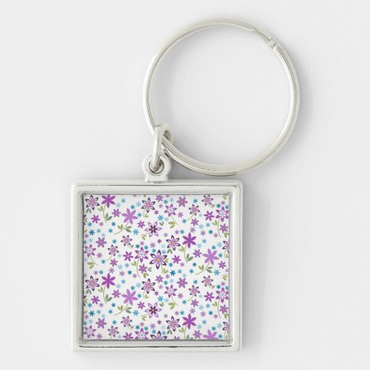 Xmas Gift Cute Floral Ditsy Sleutelhanger (Voorkant)