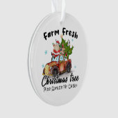 Xmas Gift Farm Fresh Christmas Tree Ornament (voorkant)