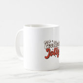 Xmas Gift Feeling Jolly Koffiemok (Voorkant links)
