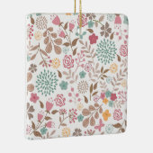 Xmas Gift Floral 4 Seasons Keramisch Ornament (Rechts)