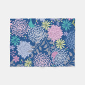 Xmas Gift Floral 60th Birthday Fleece Deken (Voorkant (Horizontaal))