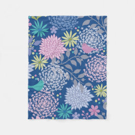 Xmas Gift Floral 60th Birthday Fleece Deken