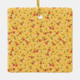 Xmas Gift Floral And Hardy Keramisch Ornament