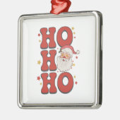 Xmas Gift Ho Ho Ho Metalen Ornament (Links)