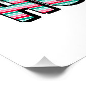 Xmas Gift Ho Ho Ho Perfect Poster (Hoek)