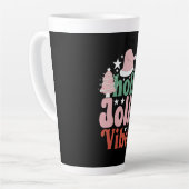 Xmas Gift Holly Jolly Vibes Latte Mok (Linkerhoek)