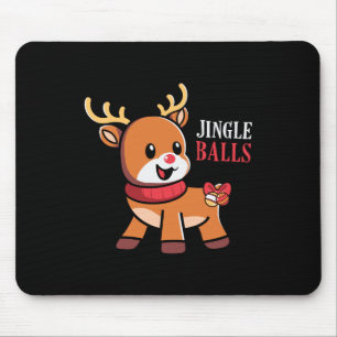 Xmas Gift Jingle Balls Reindeer Muismat