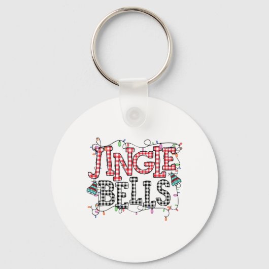 Xmas Gift Jingle Bells Sleutelhanger (Voorkant)