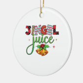 Xmas Gift Jingle Juice Keramisch Ornament (Links)