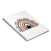 Xmas Gift Joy Love Hope Peace Notitieboek (Rechterzijde)