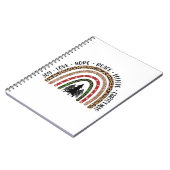 Xmas Gift Joy Love Hope Peace Notitieboek (Linkerzijde)