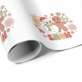 Xmas Gift laat het sneeuwen Cadeaupapier (Rol Hoek)